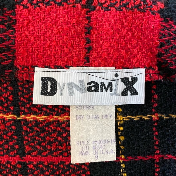 Vintage red quilt wrap skirt  size 9– although waist measures 26-27 - Picture 3 of 6